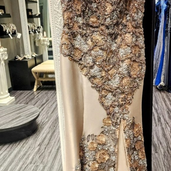 Terani Couture Gown size 18 2111M5302 $699..retail price $1210+tax - Picture 2 of 14